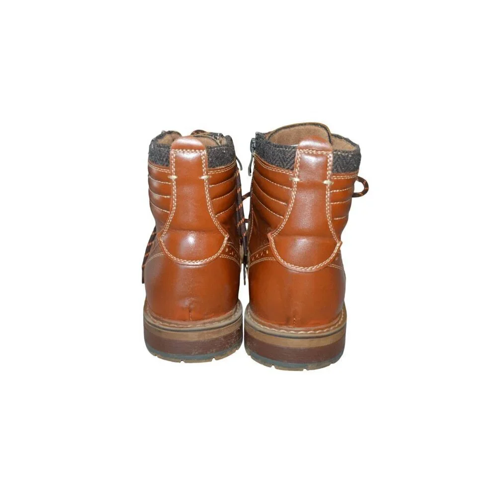 Arkbird Men's Chelsea Brown Boots Leather Chukka Ankle Size 9.5 Classy Comfort